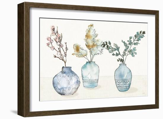 Fresh Farmhouse I Blue-Anne Tavoletti-Framed Art Print