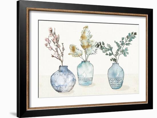 Fresh Farmhouse I Blue-Anne Tavoletti-Framed Art Print