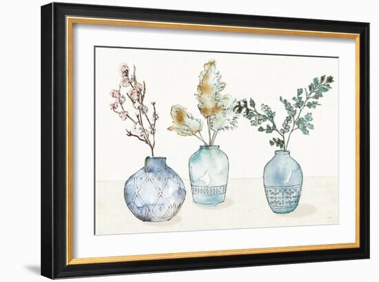 Fresh Farmhouse I Blue-Anne Tavoletti-Framed Art Print