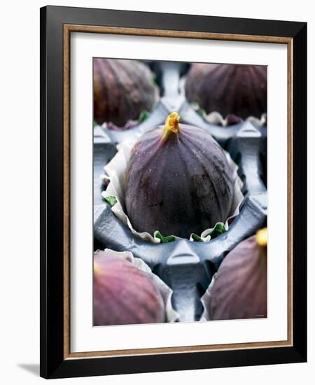 Fresh Figs in Paper Cases in Cardboard Packaging-Herbert Lehmann-Framed Photographic Print