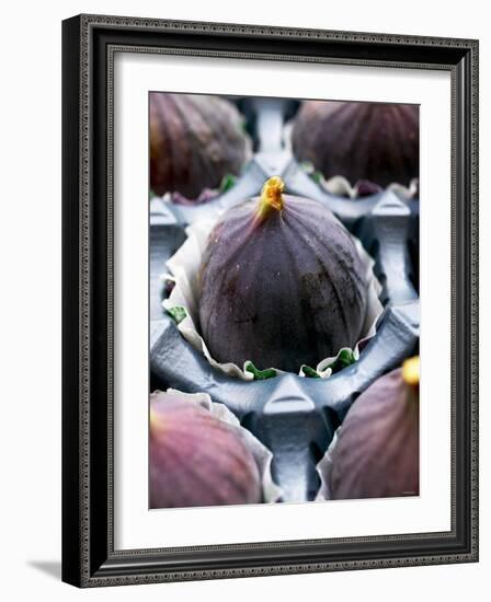 Fresh Figs in Paper Cases in Cardboard Packaging-Herbert Lehmann-Framed Photographic Print