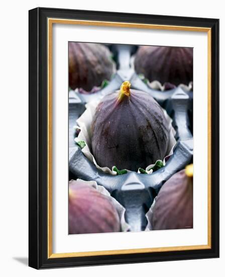 Fresh Figs in Paper Cases in Cardboard Packaging-Herbert Lehmann-Framed Photographic Print