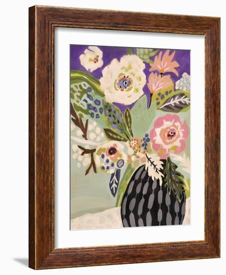 Fresh Flowers in Vase I-null-Framed Art Print