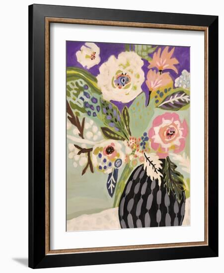 Fresh Flowers in Vase I-null-Framed Art Print