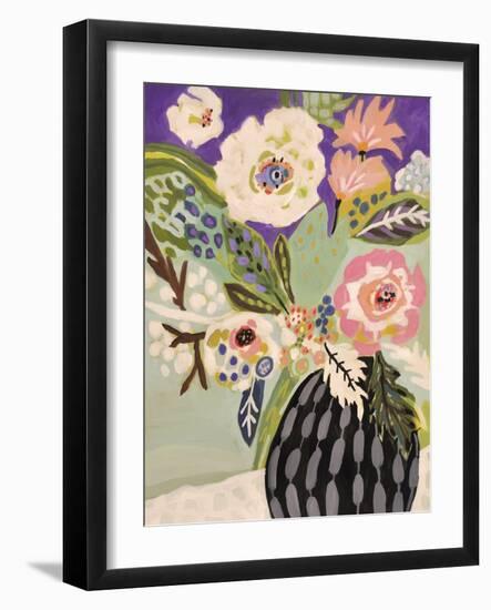 Fresh Flowers in Vase I-null-Framed Art Print