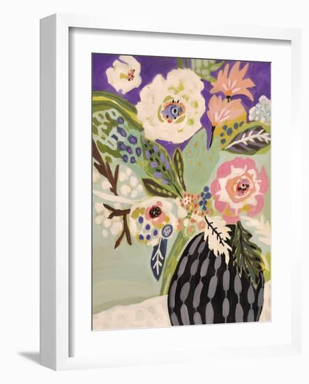 Fresh Flowers in Vase I-null-Framed Art Print