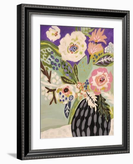 Fresh Flowers in Vase I-null-Framed Art Print