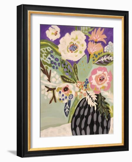 Fresh Flowers in Vase I-null-Framed Art Print