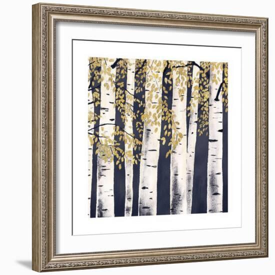 Fresh Forest Indigo III-James Wiens-Framed Art Print