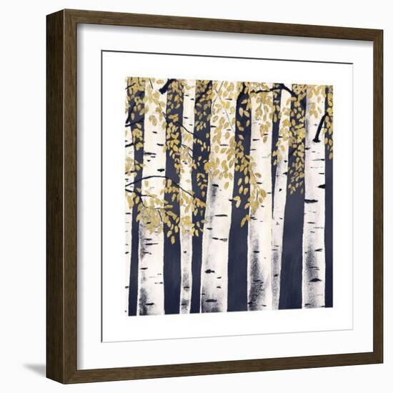 Fresh Forest Indigo III-James Wiens-Framed Art Print