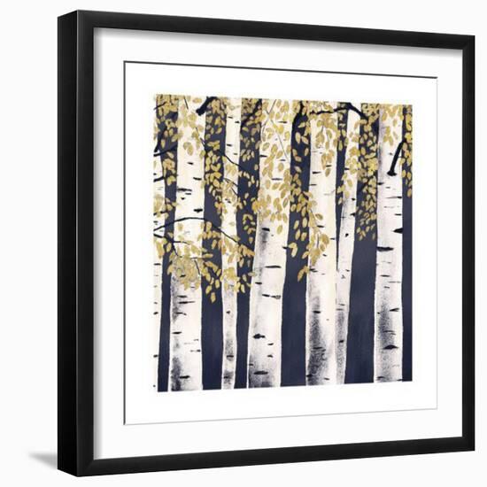 Fresh Forest Indigo III-James Wiens-Framed Art Print