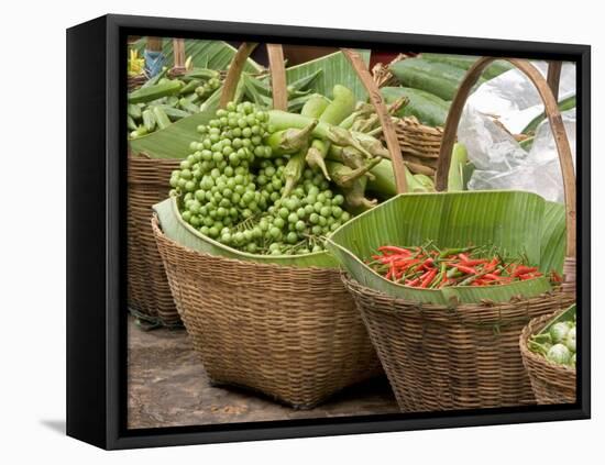 Fresh Fruit and Vegetable Market, Khon Kaen, Isan, Thailand-Gavriel Jecan-Framed Premier Image Canvas