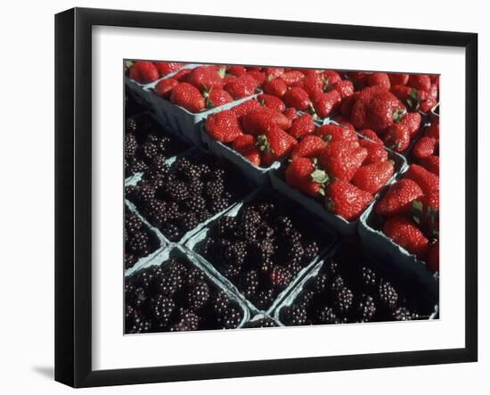 Fresh Fruit in Pike Place Market, Seattle, Washington, USA-Connie Ricca-Framed Photographic Print