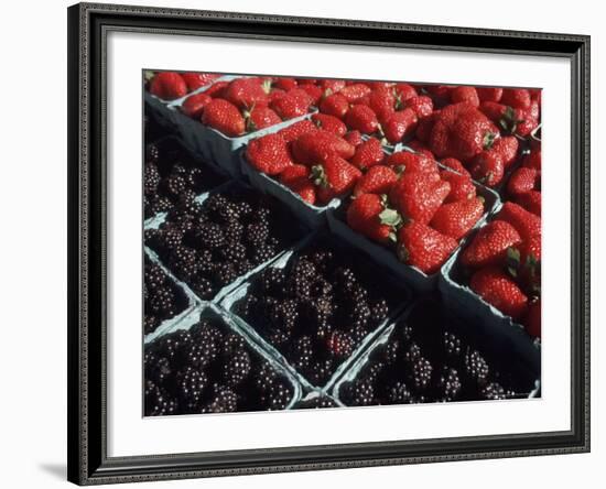 Fresh Fruit in Pike Place Market, Seattle, Washington, USA-Connie Ricca-Framed Photographic Print