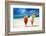 Fresh Fruit Juices on a Tropical Beach-Iakov Kalinin-Framed Photographic Print