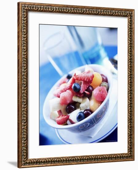 Fresh Fruit Salad in a Bowl-Yadid Levy-Framed Photographic Print