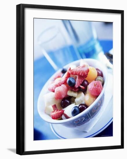 Fresh Fruit Salad in a Bowl-Yadid Levy-Framed Photographic Print