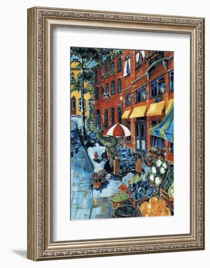 Fresh Fruits and Vegetables-Josée Miller-Framed Art Print