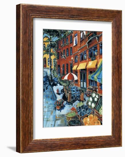 Fresh Fruits and Vegetables-Josée Miller-Framed Art Print