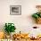 Fresh Garlic on Teak Table, Clos Des Iles, Le Brusc, Var, Cote d'Azur, France-Per Karlsson-Framed Photographic Print displayed on a wall