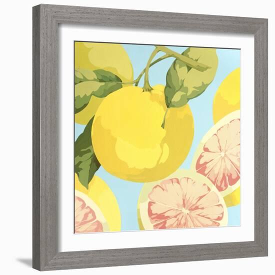 Fresh Grapefruits-Martha Negley-Framed Giclee Print