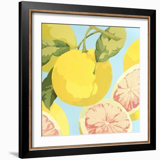 Fresh Grapefruits-Martha Negley-Framed Giclee Print