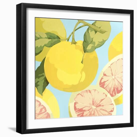 Fresh Grapefruits-Martha Negley-Framed Giclee Print