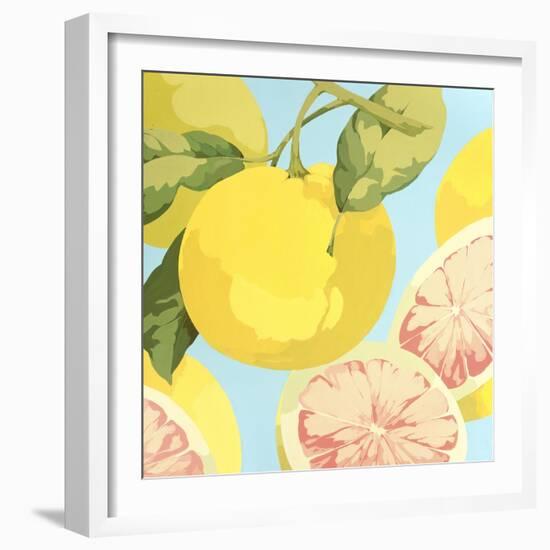 Fresh Grapefruits-Martha Negley-Framed Giclee Print