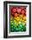 Fresh Heirloom Tomatoes Background, Organic Produce at a Farmer's Market. Tomatoes Rainbow.-Letterberry-Framed Photographic Print