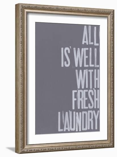 Fresh Laundry I-Deborah Velasquez-Framed Art Print