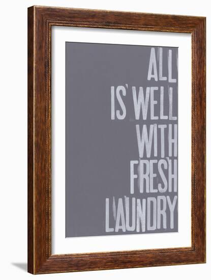 Fresh Laundry I-Deborah Velasquez-Framed Art Print