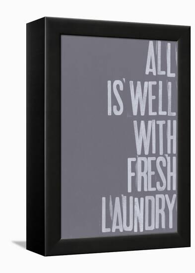 Fresh Laundry I-Deborah Velasquez-Framed Stretched Canvas