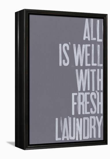 Fresh Laundry I-Deborah Velasquez-Framed Stretched Canvas