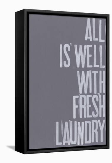 Fresh Laundry I-Deborah Velasquez-Framed Stretched Canvas