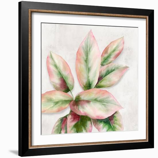 Fresh Leaves I-Alex Black-Framed Art Print