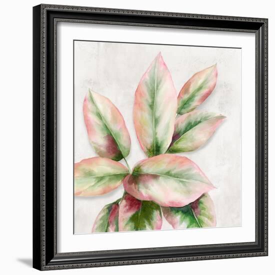 Fresh Leaves I-Alex Black-Framed Art Print