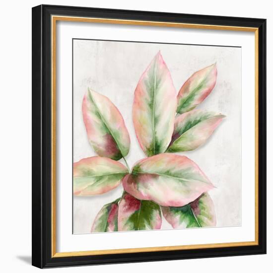 Fresh Leaves I-Alex Black-Framed Art Print