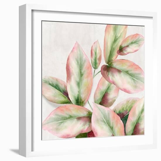 Fresh Leaves II-Alex Black-Framed Art Print