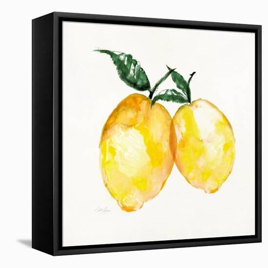 Fresh Lemons II-Stella Chang-Framed Stretched Canvas