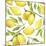 Fresh Lemons, Tree Branches, and Green Leaves-Maria Mirnaya-Mounted Art Print