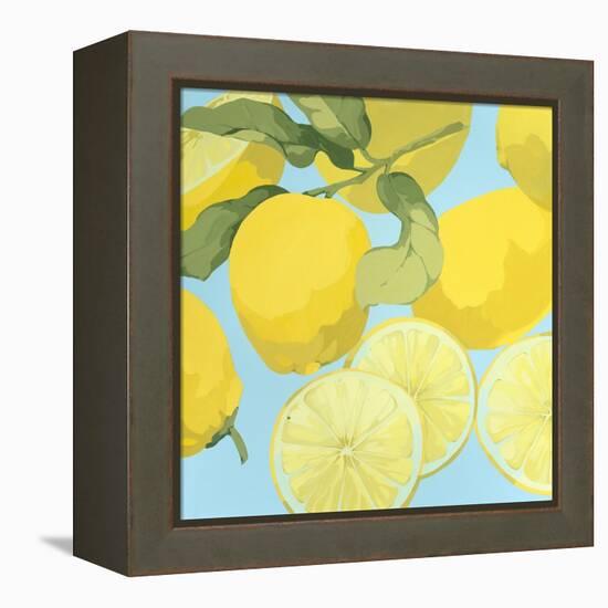 Fresh Lemons-Martha Negley-Framed Premier Image Canvas