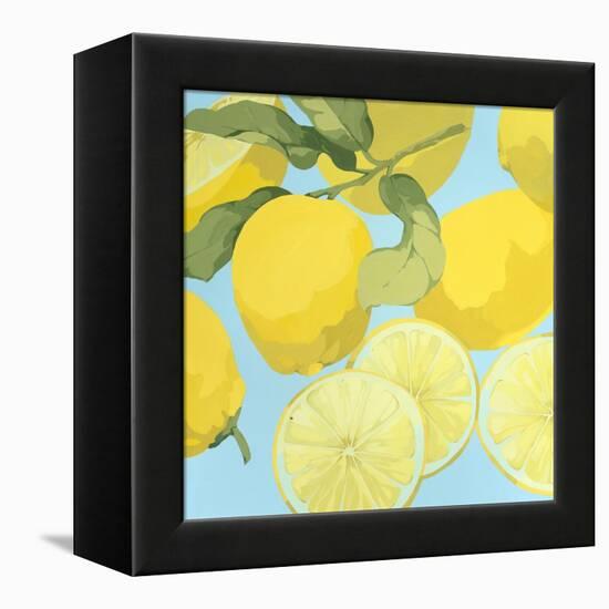 Fresh Lemons-Martha Negley-Framed Premier Image Canvas