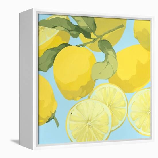 Fresh Lemons-Martha Negley-Framed Premier Image Canvas