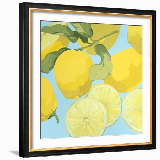 Fresh Lemons-Martha Negley-Framed Giclee Print