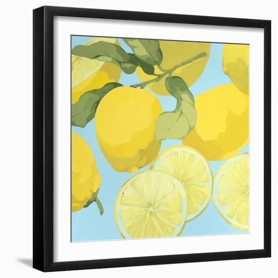 Fresh Lemons-Martha Negley-Framed Giclee Print