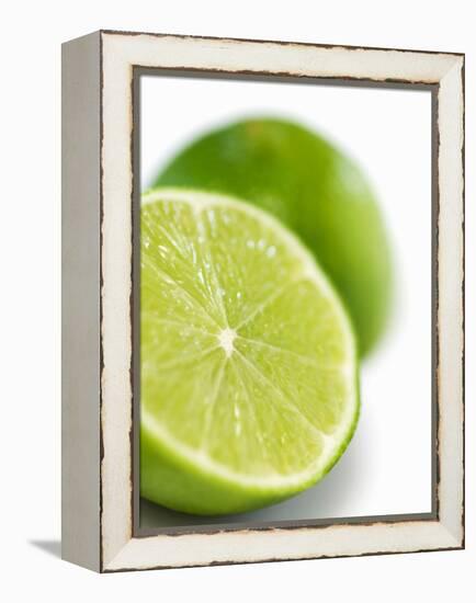 Fresh Limes-Jana Liebenstein-Framed Premier Image Canvas