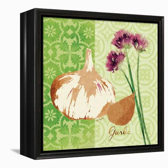 Fresh Linen Garlic-Lola Bryant-Framed Stretched Canvas