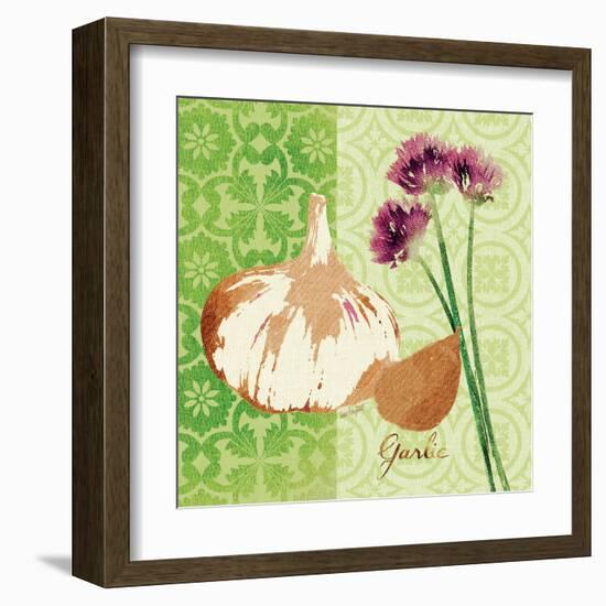 Fresh Linen Garlic-Lola Bryant-Framed Art Print