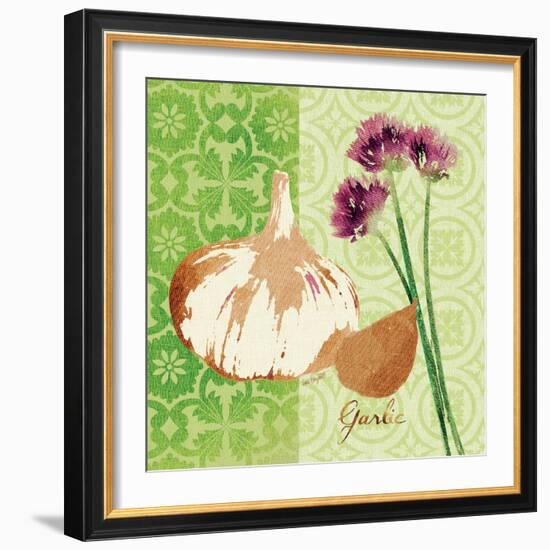 Fresh Linen Garlic-Lola Bryant-Framed Art Print