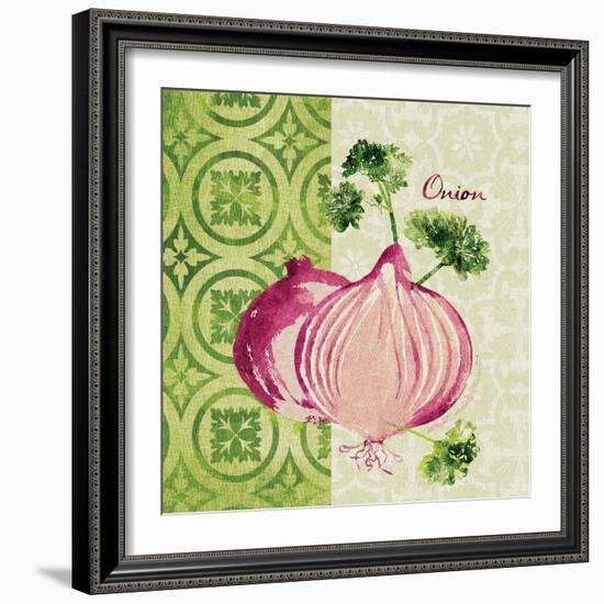 Fresh Linen Onion-Lola Bryant-Framed Art Print